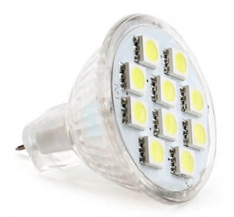 LAMPADINA MR11 10 led 8-35V bc