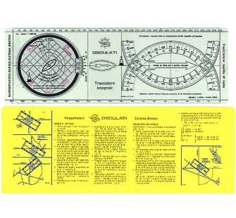 REGOLO RAPPORTATORE TRACCIATORE INTEGRALE