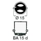 LAMPADINA BAIONETTA 12V 25W