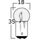 LAMPADINA BIPOLARE 12V 5W