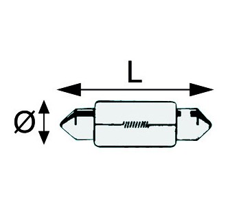 LAMPADINA SILURO 12V 10W