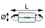 LAMPADINA SILURO 12V 10W