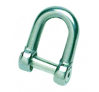 GRILLO INOX CON PERNO PER ANCORA 6 mm.